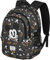 Disney Mickey Mouse Looks-Plus Running Backpack, Black, 34 x 46 cm, Capacity 32 L