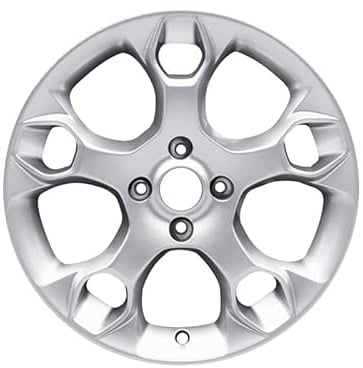 Original Ford Fiesta 2008-2012 Leichtmetallrad 15 5 Speichen Y Design, Silber