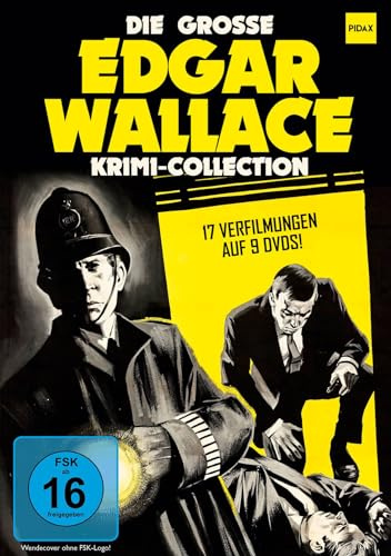 Die große Edgar Wallace Krimi-Collection / 17 Verfilmungen der beliebten Edgar-Wallace-Krimis (Pidax Film- und Hörspielverlag) [9 DVDs]