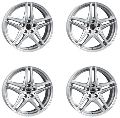 4x Borbet Felgen XR 7.0x16 ET31 5x120 brilliant silver kompatibel mit BMW 1 2 3 4