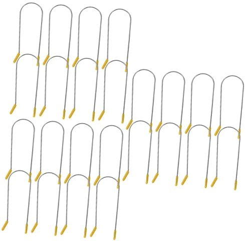 Didiseaon 48pcs Stainless Steel Hot Roller Clips for Long Hair Secure Hold Curling Tongs Replacement