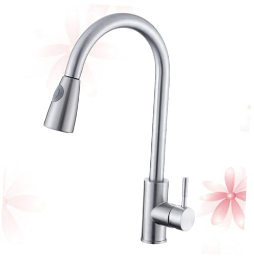 304 In Acciaio Inox Pull Down Rubinetto Della Cucina con Cascata Design Caldo e Freddo Rubinetto Della Cucina Esterna per Lavelli Rubinetto Singolo Foro per Uso Esterno
