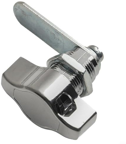 Gdfnmogo Verrou à came en alliage de zinc | Cadenas de porte mécanique sans clé | pour boîte aux lettres, armoire, tiroir, casier, matériel de meubles | 16 mm, 20 mm, 25 mm, 30 mm (25 mm)