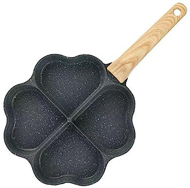 HOLIDYOYO Sartén Antiadherente Multifuncional Para Huevos y Panqueques Diseño Reutilizable Mango Antideslizante Para Cocina Familiar