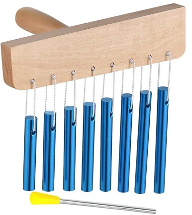 FmtwPhn Percussion Chimes, Meditation Chime | Single Row Bell Chime - Hand Percussion Instruments, Sound Healing Instruments for Adults Women Men Beginners