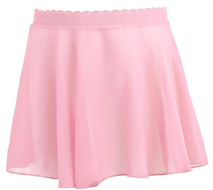 Gonna da Danza Classica, tutù da Donna, Gonna Avvolgente con Cintura Regolabile a Rete per Ragazza e Donna (Rosa)