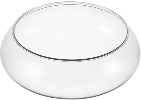 Rundes Glas-Aquarium, große klare Seerosen-Blumenvase, Sukkulenten-Übertopf, Heimdekoration