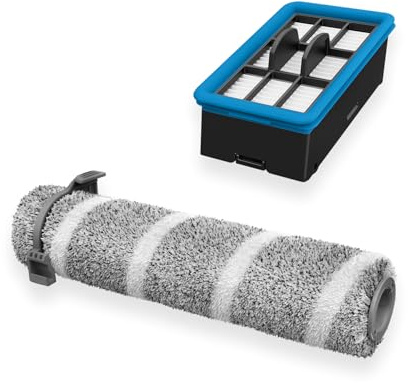 BISSELL CrossWave Edge Kit d’accessoires, brosse multi-surfaces ZeroGap et filtre, pièces de rechange d’origine pour aspirateur eau et poussière, pour entretien optimal sur sols durs et tapis, 4202M