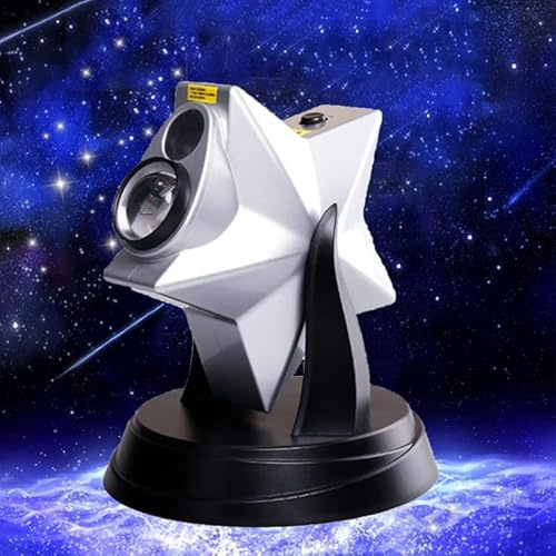 Veilleuse LED projecteur d'étoiles à intensité variable avec rotation à 270° pour salle de jeux, home cinéma et veilleuse d'ambiance