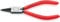 KNIPEX Pince Circlips DIN 5256 C - Alésage: 8-13mm - Pointes: 0,9mm, Droites -Longueur : 140 mm - Robuste, Forgée; Pointes Solides Antidérapantes SC - 44 11 J0 SB
