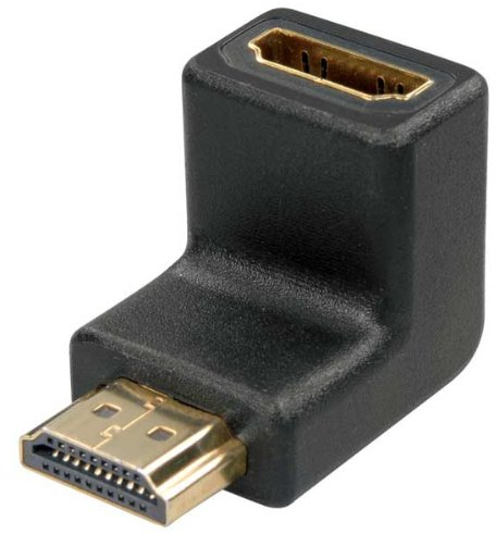 Vivanco 90 Grad HDMI Winkeladapter (HDMI-Stecker - HDMI-Buchse)