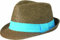 Myrtle Beach Hut Street Style, Brown/Turquoise, S/M, MB6564 brtq