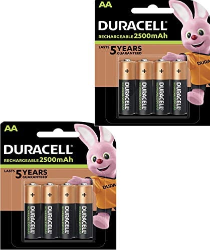 Duracell Duralock - 8 batterie AA HR6 1,2 V 2500 mAh