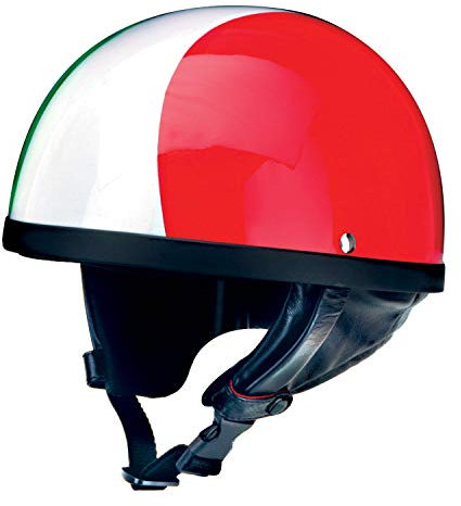 Kochmann Redbike Helm RB-510 Dekor Italia grün/weiß/rot, Gr. M Vespa Retro Jet