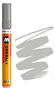 MOLOTOW ONE4ALL Acrylfarben-Marker, 4 mm, grau-blaues Licht, je 1 Stück (227.243)