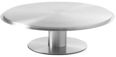 HENDI Tortenplatte, drehbar, für HENDI Haube 523834, Tortenständer, ø300x(H)90mm, Edelstahl