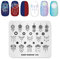 KADS Nail Art Stamping Plates Fashion Stamping Schablone Maniküre Druck Bild Vorlagen (FA044)