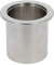 Othmro 304 Stainless Steel Fitting Long Weld Clamp Ferrule Fits Clamp 44x50mm 1Pcs