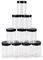 testyu 10 Pièces 300ml Bocal Plastique avec Couvercle, pots en plastique PET de qualité alimentaire, pots de stockage anti-déversements pour les épices, les céréales, les assaisonnements, l'artisanat