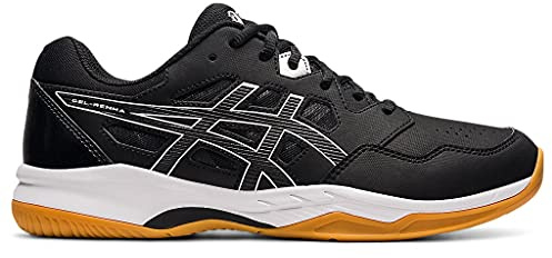 ASICS Men's Gel-RENMA Indoor Shoe, 8, Black/White