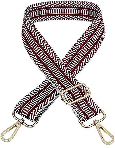 ZYLDK Verstellbarer Schultergurt Taschengurt Breit Schulterriemen Umhängegurt Herren Taschenriemen Damen Zubehör Tragegurt Längenverstellbarer für Schultertasche Tragetaschen und Handtaschen