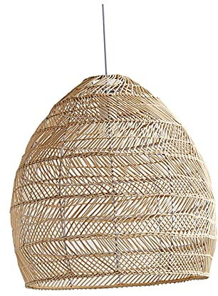 LOVIVER 1Pc Laterne Anhänger Lampen im japanischen Stil Hängende Decken Beleuchtung Abdeckung für Bar Esszimmer Club, Brown