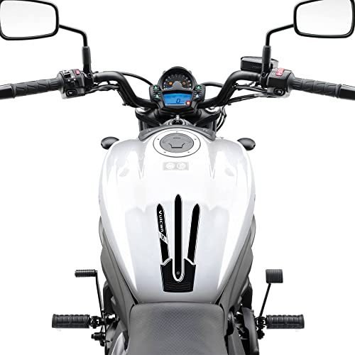 labelbike 3D Aufkleber Motorrad Tankpad kompatibel mit Kawasaki | Vulcan S, Harzschutz, Kratzfestigkeit, Dekoration