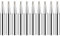 Saipor 10Stück 900M-T-2.4D Lötspitze Ersatz Lötspitzen Set 900M Lötstation Tool (900M-T-2.4D)