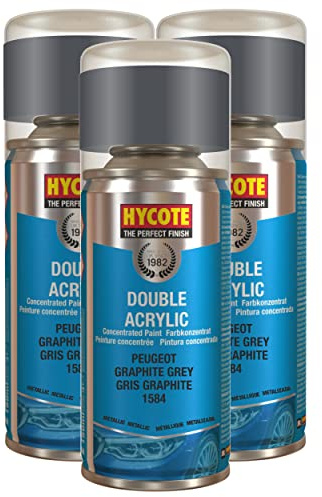 Hycote Peugeot Graphite Grey (Metallic) 150ml (Pack of 3)