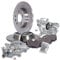 ATEC Germany Bremsenset Hinterachse inkl. Bremsscheiben Ø 280 mm Voll + Bremsbeläge Hinten & Bremssattel Hinten Kompatibel mit VW TRANSPORTER T4