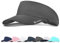 Sukeen Kühlende dehnbare Visier, freie Größe, coole Mütze mit UV-Schutz, Krempe, Schirm, Visier, für Golf, Tennis, Radfahren, Laufen, Dunkel_Grau, M-L