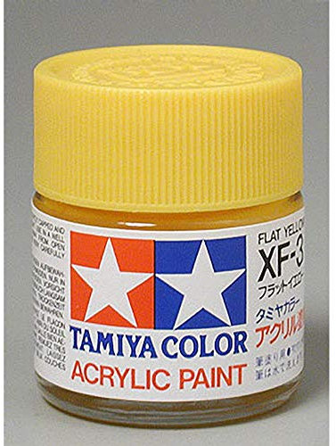 TAMIYA Peinture acrylique XF3 plate jaune TAM81303 pour plastique