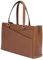 Leder Laptop Tote Tasche für Frauen - Mode Schulter Geldbörse Business Damen Arbeitstaschen, Segra Laptoptasche, Hellbraun