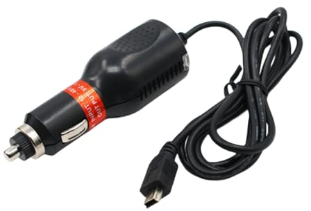 LARRITS 12V-24V DC 3.5M Mini USB Car Cigarette Lighter Power Cable Car Charger 3.5A With Extra Long Cord For Nextbase Dash Cam GPS Navigation DVR Camera