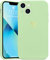 Wirvyuer for iPhone 13 Case Cute Heart Pattern Soft Shockproof Protective Silicone Phone Case for Women Girls, Lime Green
