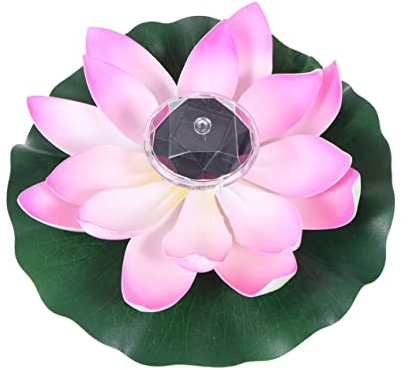 Gadpiparty Solarbetriebene Led Lotusblüte Dekorationsleuchte Mit Farbverlauf Leichte Schwimmende Solarlampe Für Gartenteich Und Außenbereich Elegante Wasserpflanzen-dekoration Für Pool