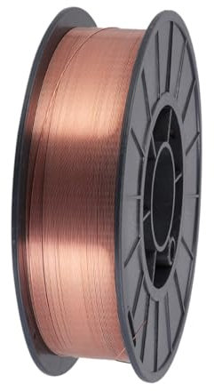 jojofuny 4.5kg Mig Welding Wire Solid Cored Wire for Gas Welding Great for Electromechanical Use