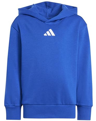 adidas Unisex Kinder Essentials Hoodie, Team royal Blue/White, 7-8 Years
