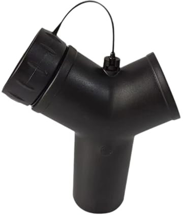 F Fityle Connettore a per aspirapolvere industriale, adattatore per aspirapolvere, sostituzione dell'adattatore rotante Accessori neri Giunto a 3 vie
