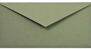 Netuno 25 Briefumschläge Oliv-Grün DIN Lang 110 x 220 mm 120g Materica Verdigris Briefkuverts farbig hochwertig B6 Briefhüllen bunt für Einladungskarten Hochzeitskarten Geburtstagskarten