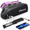 Adaluolo 48V Ebike Battery, 48V 13AH Electric Bike Lithium Battery Hailong Bicycle Batteries with 2A Fast Charger, Indicator Light, Safe Lock, 4 Pin Base Plate, USB Port (48V 13AH 4 Pin+USB for 1000W)