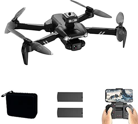 Dodoore Drohne Mit 8K Dual GPS, 5G WIFI, Gestenfotografie, Optische Flusspositionierung, 360°-Hinderniserkennung, Sprachbefehl, Flugbahnflug, Tragbare Drohne für Kinder und Erwachsene (2 Batterien)