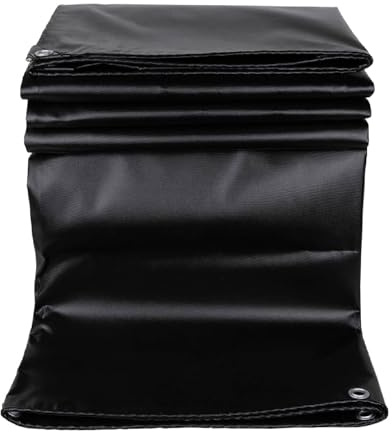 YiHYSj Lona Impermeable Exterior 2x7m 430 g/m² Lona de PVC Impermeable con Ojales Duradera Resistente a Los Rayos UV Desgarros Multiusos para Terrazas Muebles Jardín Piscina Blanco