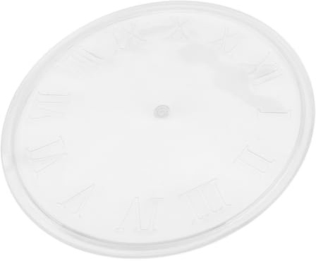 TEHAUX Silikonform Kreative und Praktische Uhrmodell Uhr mit Römischen Ziffern Selbstgemacht Wanduhr Form aus Flexiblem Silikon für Kunsthandwerk und Schmuckherstellung