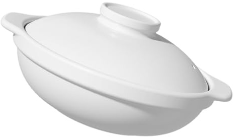DEARMAMY Casserole en Céramique 13 L Résistante Haute Température pour Plaque de Cuisson Gaz Marmite Ménagère Polyvalente pour Cuisson Ragoût et Soupe Ustensile Cuisine Solide sans