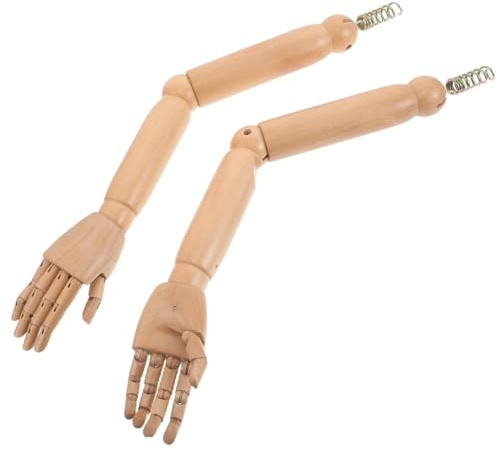 Beweglicher Mannequinarm und Stahl mit Gelenken | Realistische Handform, Posebar für Rollenspiele, Einfache Montage, Natürliches Design, für Kinder und Eltern