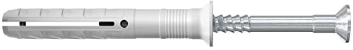 fischer - Tornillo y taco de golpe de acero N 5x50/25 para hormigón, Caja 100 unidades
