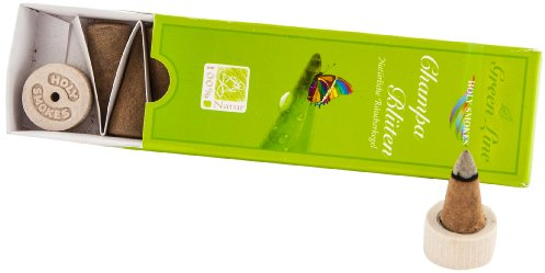 Berk HS-981 Räucherkegel - Champa-Blüten - Green Line, 16 g