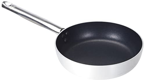 Pentole Agnelli Platinum Padella Dritta, Acciaio Inossidabile, Argento, 20 cm