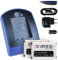 2 Akkus + Ladegerät (Netz+Kfz+USB) kompatibel mit Sony NP-BX1 / HDR-AS50, AS200V, AS300 / HX400, RX100 (I,II,III,VI,V), WX500 / X1000V, X3000... s. Liste